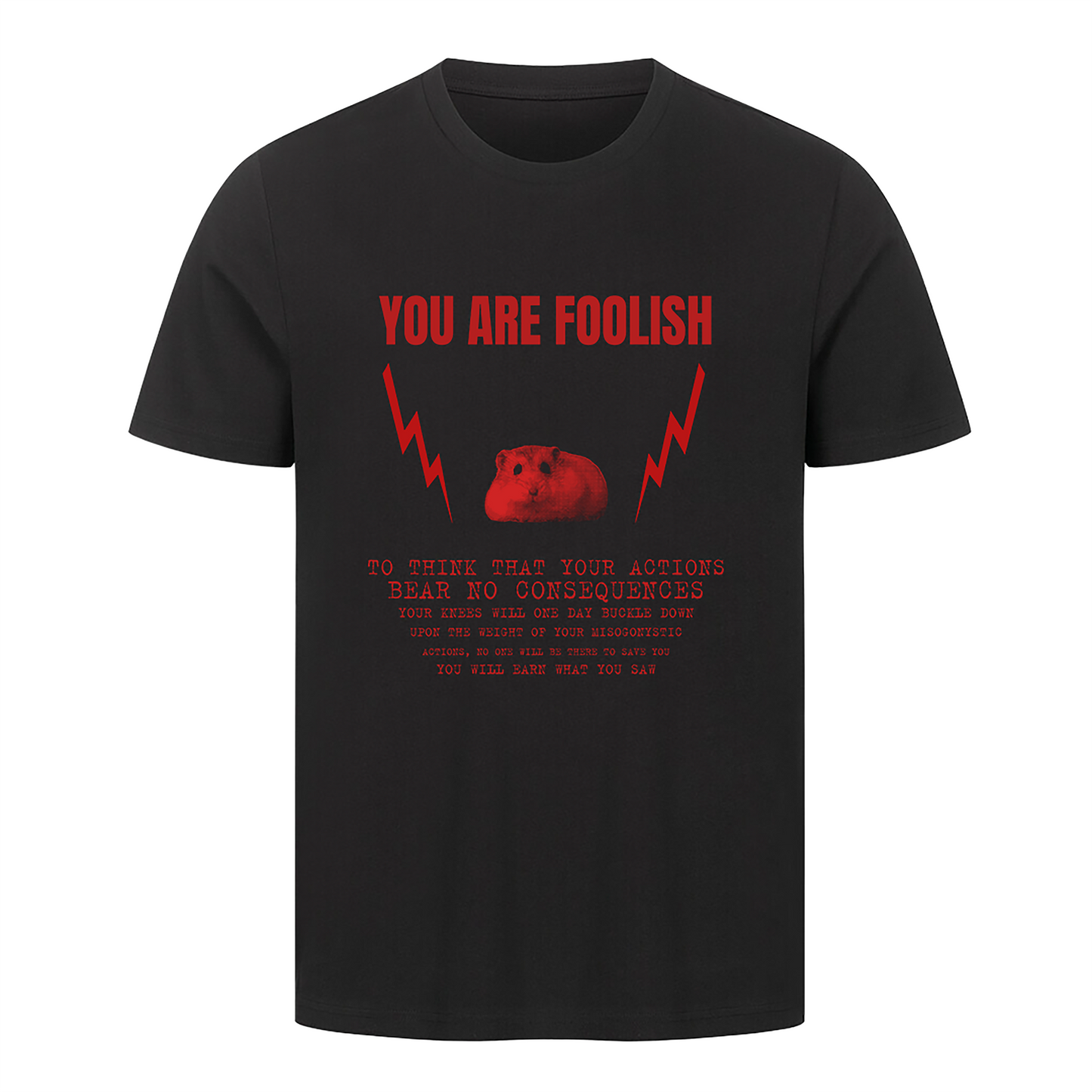 "you are foolish" T-Shirt - Unisex